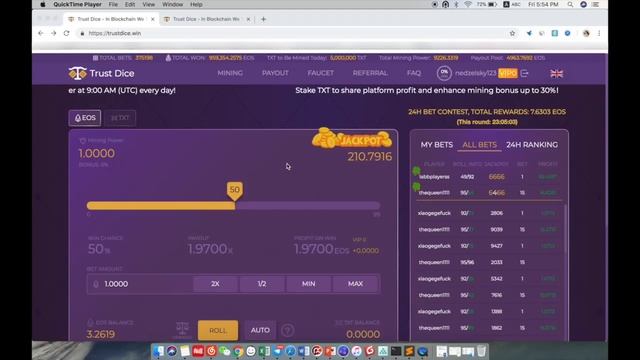 TRUST DICE FEATURES REVIEW! HOW TO GET 1666 TXT TOKENS IN 1 MINUTE! смотреть онлайн