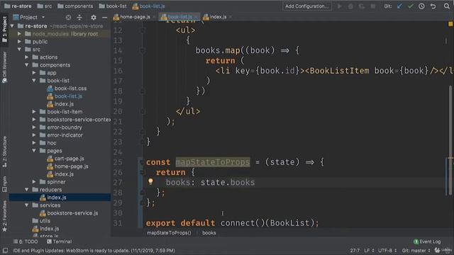 125 Чтение данных из Redux Store смотреть онлайн