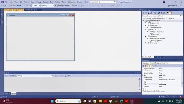 How to Create login window form in visual programing without database/SQL server connection смотреть онлайн