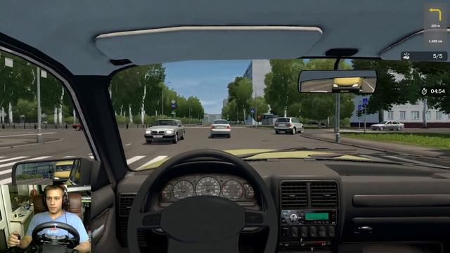 СДАЮ ЭКЗАМЕН ПДД ПО ГОРОДУ В CITY CAR DRIVING смотреть онлайн