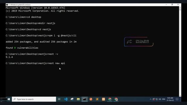 Nest JS Install And Setup In VSCode Editor