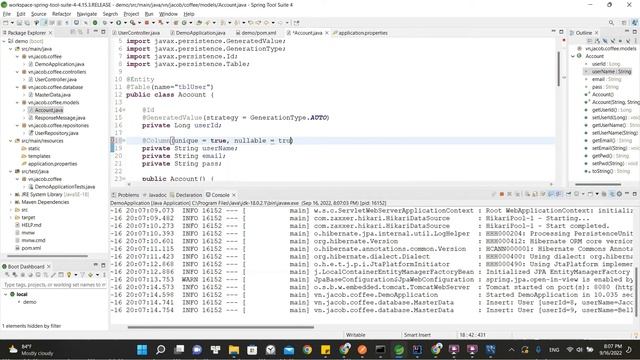 Rest with Spring :11 - Connection configuration database смотреть онлайн