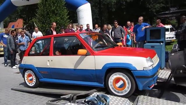 Renault 5 GT Turbo on "Dyno" Run 2, with fan! смотреть онлайн
