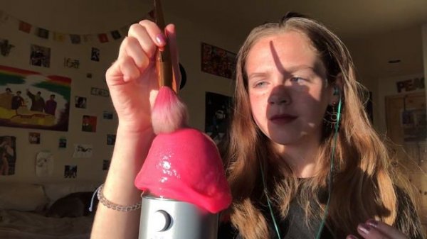 ASMR Slime on the Microphone