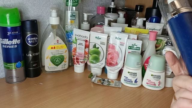 Пустые баночки! МНОГО!!! Уходовая косметика. смотреть онлайн