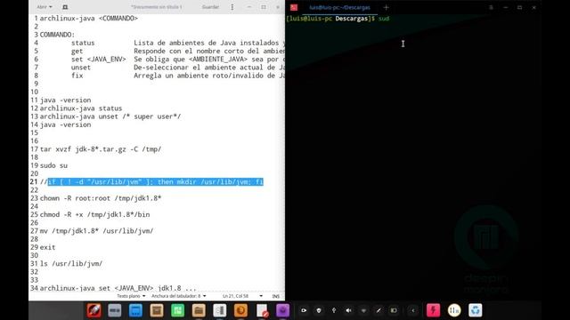 Instalación de Oracle JDK en Arch Linux (Manjaro) смотреть онлайн