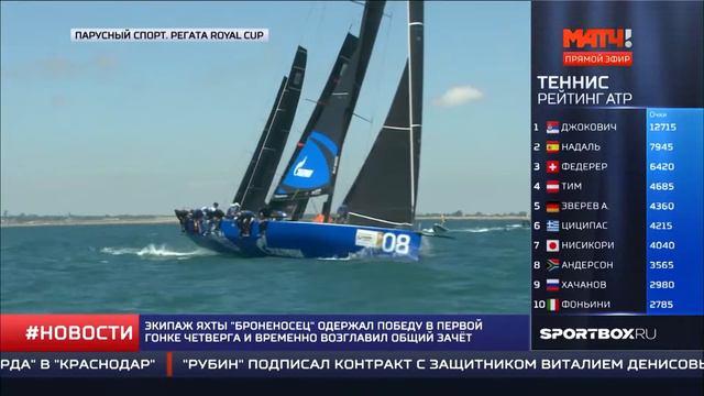 TP 52 Регата Royal Cup. «Броненосец» временно возглавил общий зачет смотреть онлайн