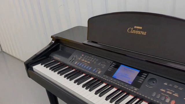Yamaha Clavinova CVP-107 digital piano arranger in dark polished rosewood stock number 23143 смотреть онлайн