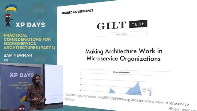 Practical Considerations for Microservice Architectures. Part 1. (Sam Newman, UK) смотреть онлайн