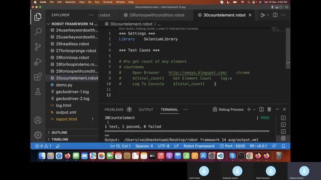 Robot framework with python lecture 9 | Robot framework in Marathi | смотреть онлайн
