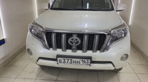 Полировка и оклейка фар Land Cruiser Prado