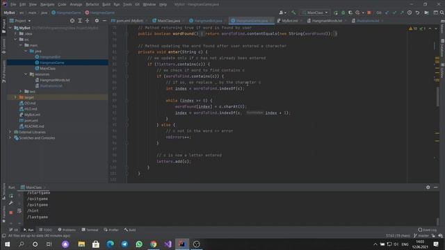 [ITMO] JAVA PROJECT: A TELEGRAM BOT WITH HANGMAN GAME смотреть онлайн