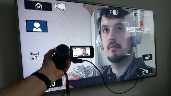 Как подключить камеру к телевизору !