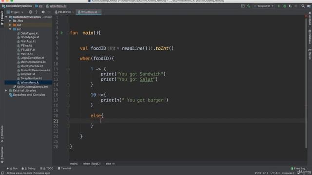 #5.3 When Loop in Kotlin смотреть онлайн
