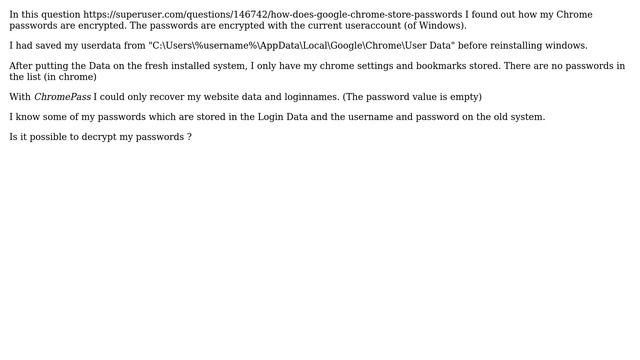 Decrypt Google Chrome passwords смотреть онлайн