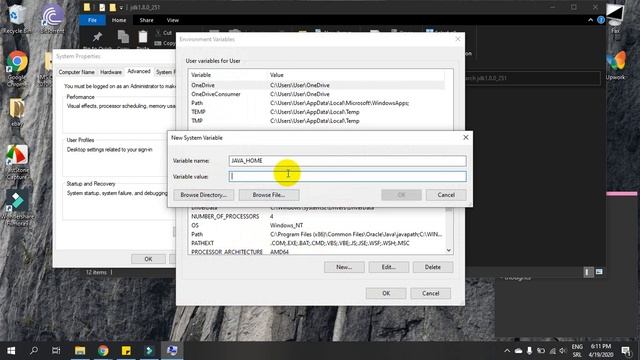 HOW TO INSTALL JAVA JDK JAVA_HOME AND PATH ON WINDOWS 10 смотреть онлайн