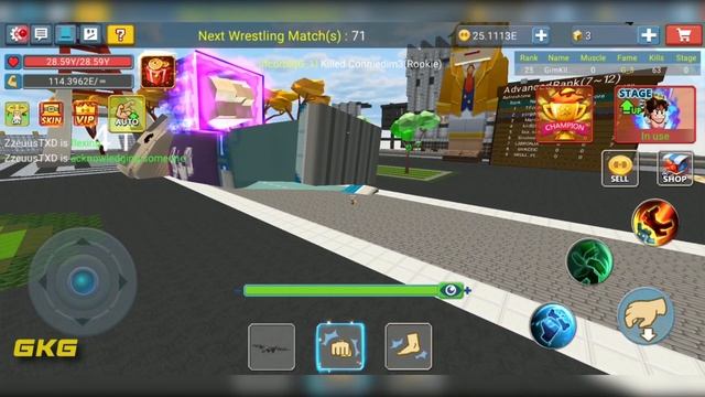 ?Legendary Milestone?WWE School Simulator~Power of the Dragon and Infinite Size.Blockman Go.블록맨 고 смотреть онлайн