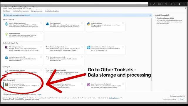 Analysis Services Part 1 - Installing SQL Server Data Tools for Visual Studio 2019 смотреть онлайн