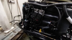 Обкатка  мотора Парсун 60  - работает идеально !