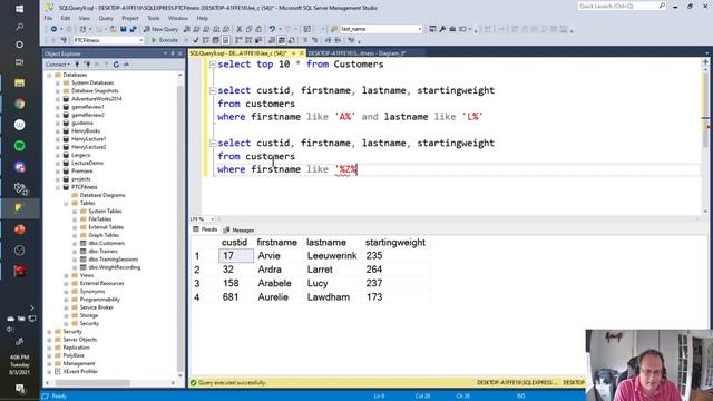 SQL pattern matching смотреть онлайн