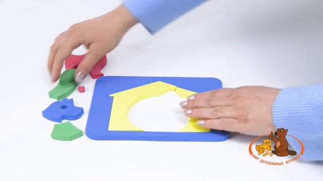 Развивающая игрушка мозаика "Собака", Бомик 104 смотреть онлайн