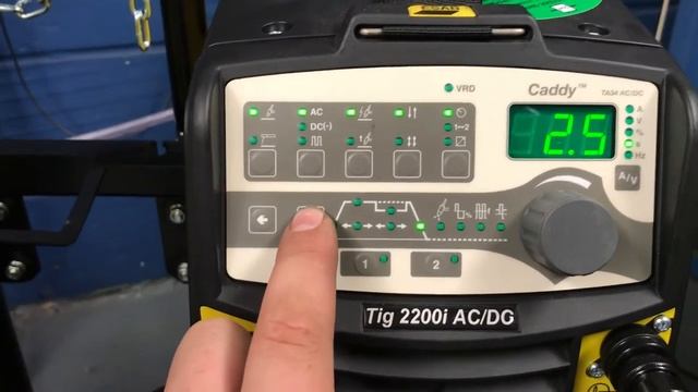 ESAB Caddy 2200iw TA34 AC/DC TIG Welder смотреть онлайн