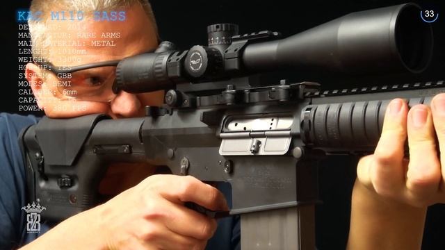 Rare Arms KAC M110 SASS - Gun in 60 seconds | BB2K Airsoft Collection смотреть онлайн