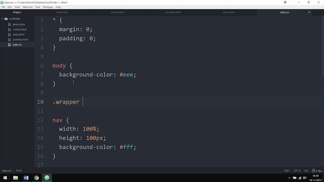 14: How to Create a Wrapper in HTML | Learn HTML and CSS | Full Course For Beginners смотреть онлайн
