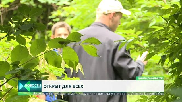 Ботанический сад Южно-Сахалинска открыт для всех смотреть онлайн
