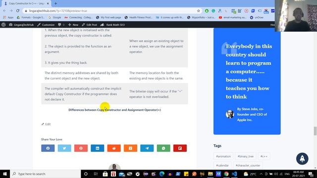 Difference Between Copy Constructor And Assignment Operator In C++ #183 смотреть онлайн