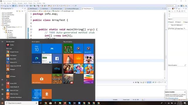 Java Array Class 38 смотреть онлайн