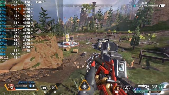 Apex Legends - Benchmark - Ryzen R5 4650G - (Preset: DX11 / Low - 900p) смотреть онлайн