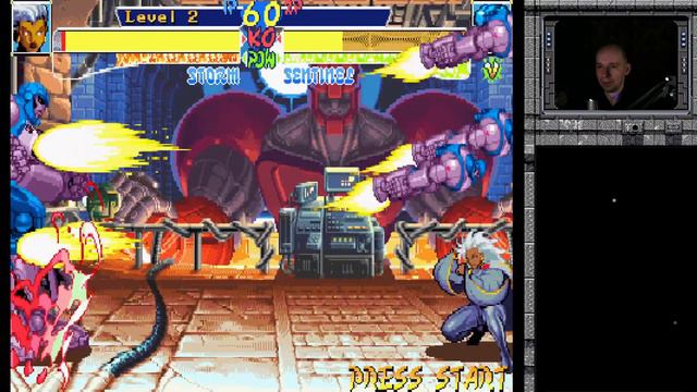 Люди Икс дети атома - X-Men: Children Of The Atom (Ms-Dos) - файтинг - Росомаха должен затащить
