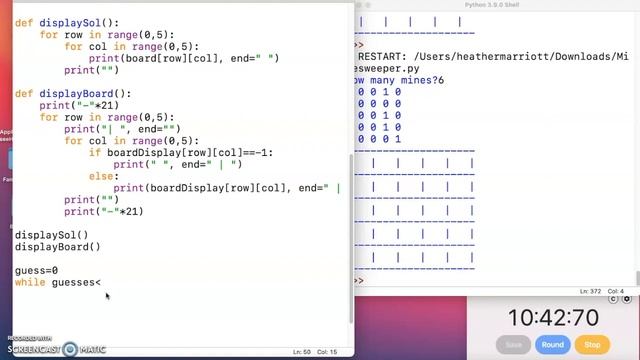 Python Minesweeper Program in Less than 20 minutes смотреть онлайн
