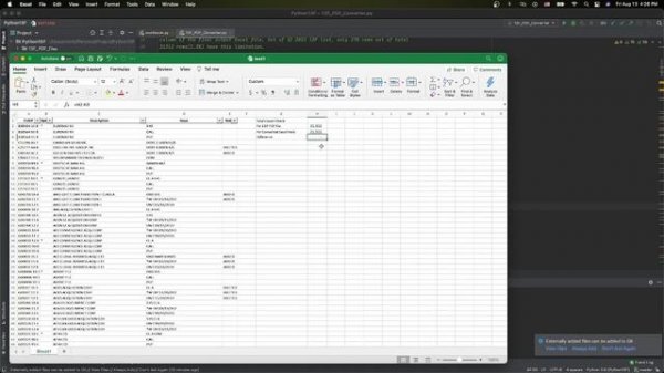 13F List PDF to Excel Converter using Python