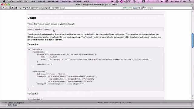Building Code Ken: Gradle, IntelliJ and Tomcat 7 смотреть онлайн