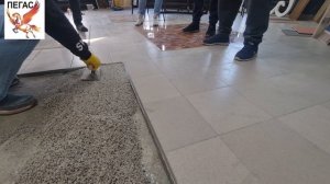 Практическое нанесение жидкого мрамора для пола/каменного ковра из мрамора для пола