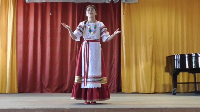 Деревянкина Виктория Юрьевна, п.Октябрьский, 12 лет, «Ой, у вишневому саду»,#ктк смотреть онлайн