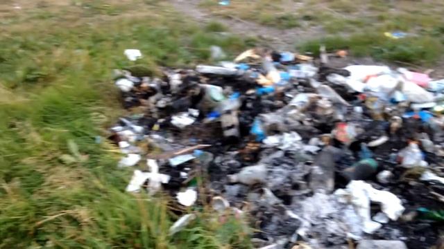 Душа не выдержала  Убрали и сожгли мусор