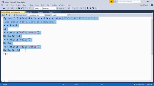 PYTHON JUMPSTART COURSE Section 1 - Introduction, Lesson 4 - Writing and Executing Python Code смотреть онлайн