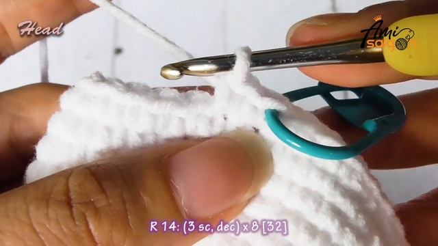 #229 | Hello Kitty Crochet Amigurumi Pattern (1/4) | How to crochet Characters | @AmiSaigon смотреть онлайн