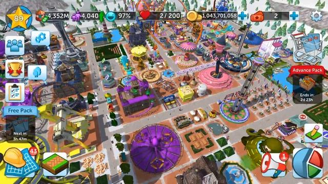 Rollercoaster Tycoon Touch | CHRISTMAS UPDATE | CARD TRADING FAIR | CARD SHOPPING MALL смотреть онлайн