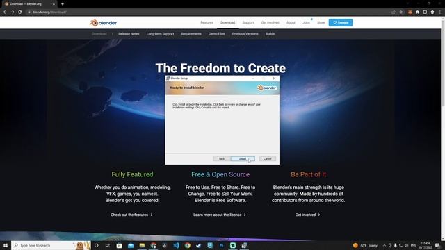 How to Download and Setup Blender 3.3.1 ! #blendertutorial смотреть онлайн