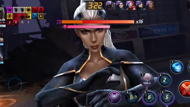 Lv 80 X-men Red Storm vs Infinity Ultron | Marvel Future Fight смотреть онлайн