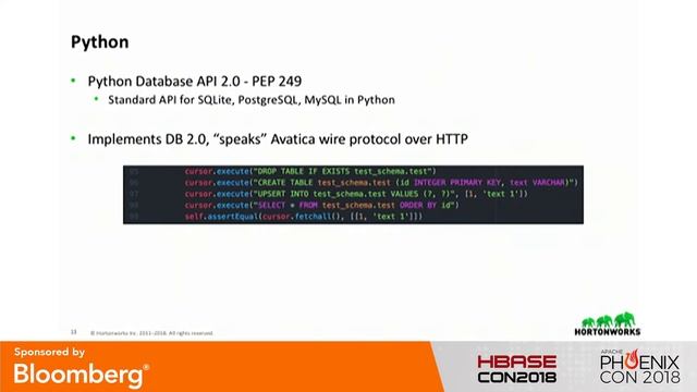 Using Python with Apache Phoenix смотреть онлайн