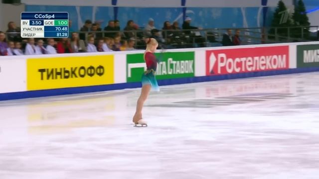 Вероника Яметова. Произвольная программа. Женщины. Чемпионат России по фигурному катанию 2023 смотреть онлайн