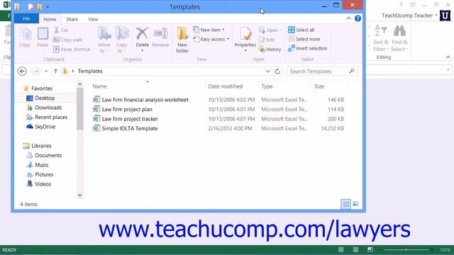 Microsoft Excel 2013 Training for Lawyers: Chapter Overview, Tutorial Lesson 39.1 смотреть онлайн
