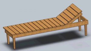 как сделать деревянный лежак своими руками чертежи
