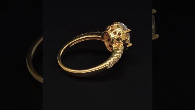 18 KGP 2.5 Carat Oval Ring-Bling by Wilkening смотреть онлайн