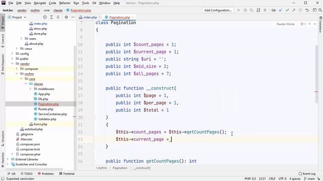 Практика PHP для начинающих. Урок 20. Класс пагинации (Pagination). Часть 1 смотреть онлайн